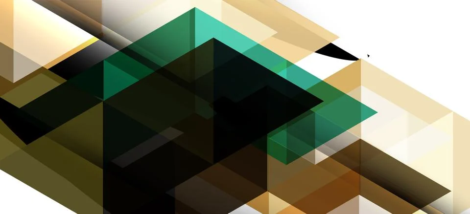 Abstract triangle pattern, colorful backdrop. Presentation template. Modern Stock Illustration