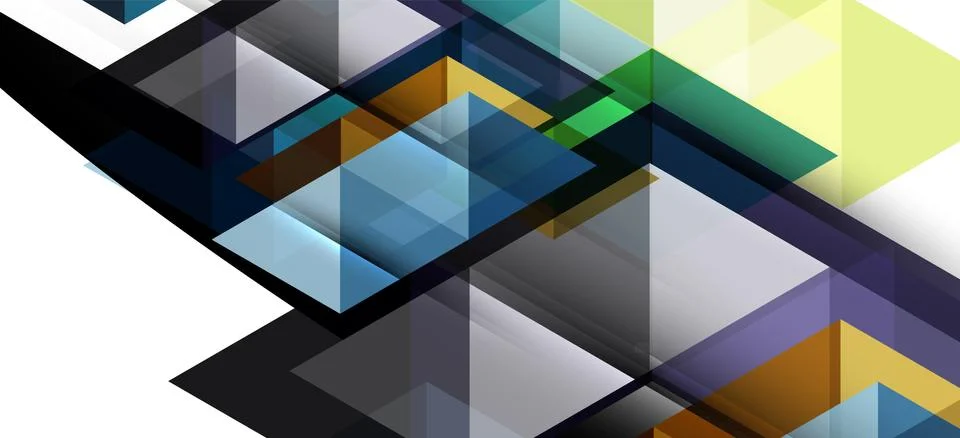 Abstract triangle pattern, colorful backdrop. Presentation template. Modern 스톡 일러스트