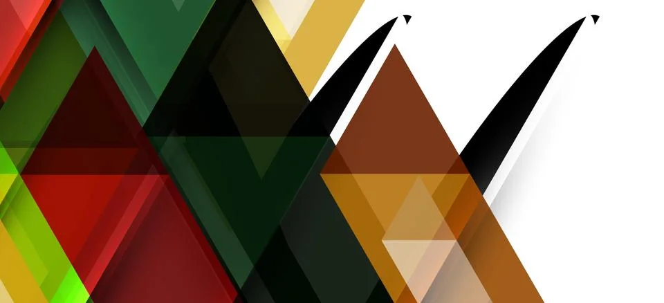 Abstract triangle pattern, colorful backdrop. Presentation template. Modern 스톡 일러스트