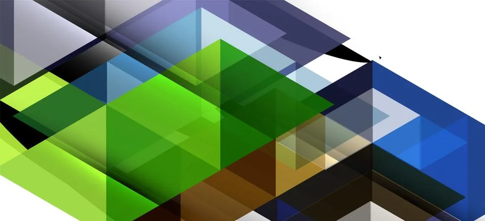 Abstract triangle pattern, colorful backdrop. Presentation template. Modern Illustrazione stock