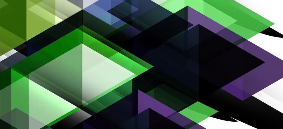 Abstract triangle pattern, colorful backdrop. Presentation template. Modern Illustrazione stock