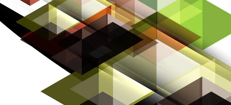 Abstract triangle pattern, colorful backdrop. Presentation template. Modern Stock Illustration