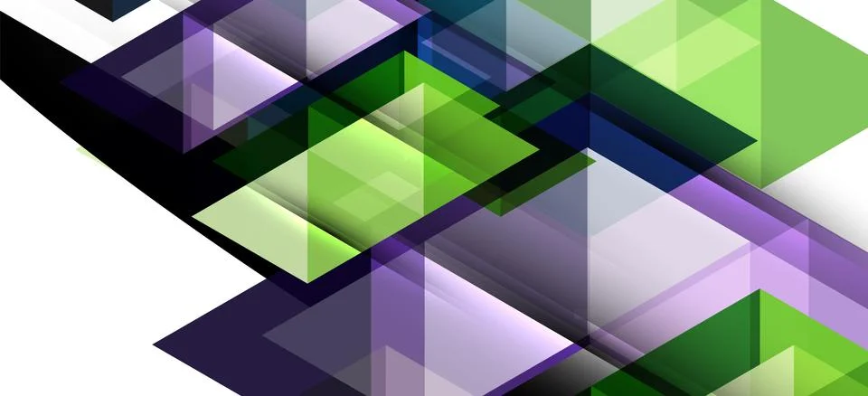 Abstract triangle pattern, colorful backdrop. Presentation template. Modern Illustrazione stock