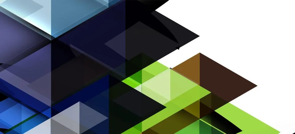 Abstract triangle pattern, colorful backdrop. Presentation template. Modern 스톡 일러스트