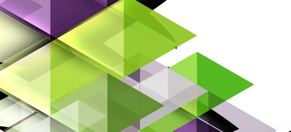 Abstract triangle pattern, colorful backdrop. Presentation template. Modern Stock Illustration