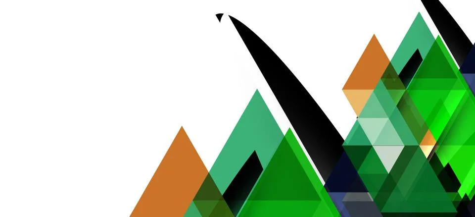 Abstract triangle pattern, colorful backdrop. Presentation template. Modern 스톡 일러스트