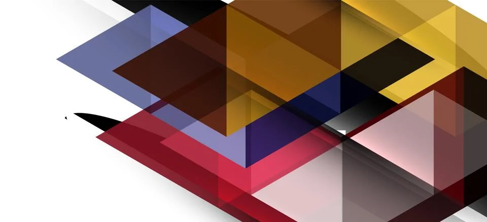 Abstract triangle pattern, colorful backdrop. Presentation template. Modern Stock Illustration