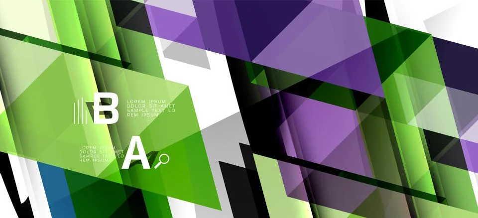 Abstract triangle pattern, colorful backdrop. Presentation template. Modern 스톡 일러스트