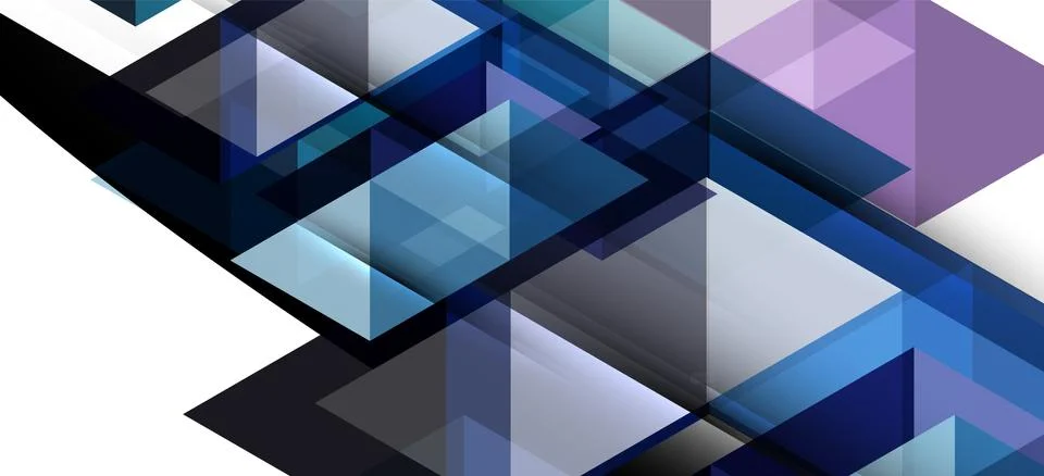 Abstract triangle pattern, colorful backdrop. Presentation template. Modern Stock Illustration