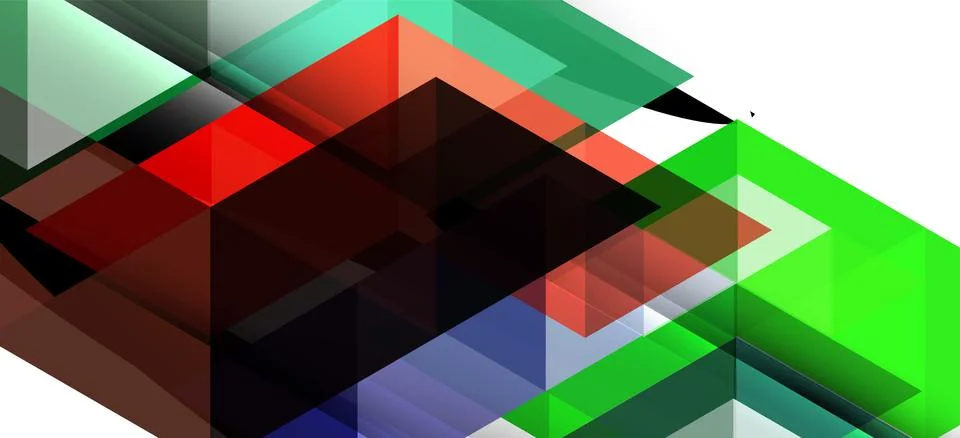 Abstract triangle pattern, colorful backdrop. Presentation template. Modern Stock Illustration