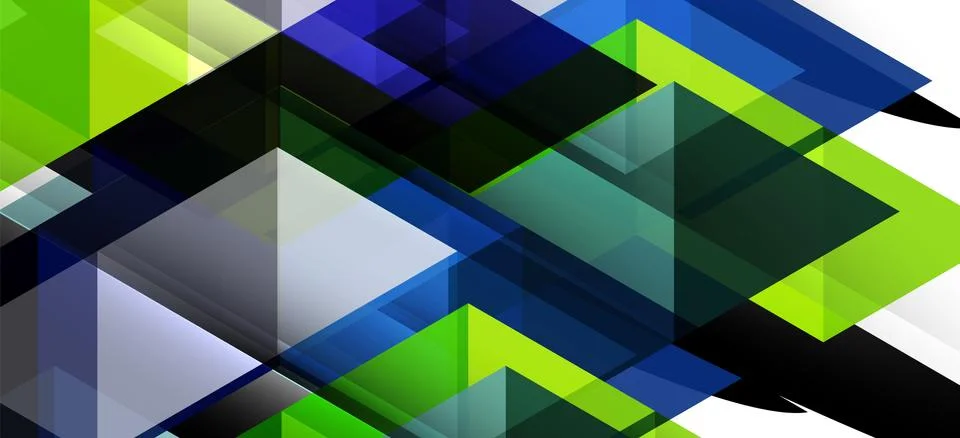 Abstract triangle pattern, colorful backdrop. Presentation template. Modern Stockillustratie