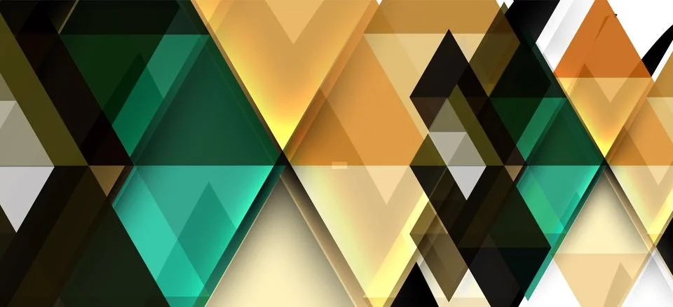Abstract triangle pattern, colorful backdrop. Presentation template. Modern 스톡 일러스트