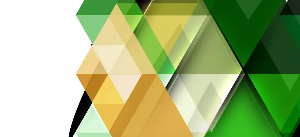 Abstract triangle pattern, colorful backdrop. Presentation template. Modern Stock Illustration