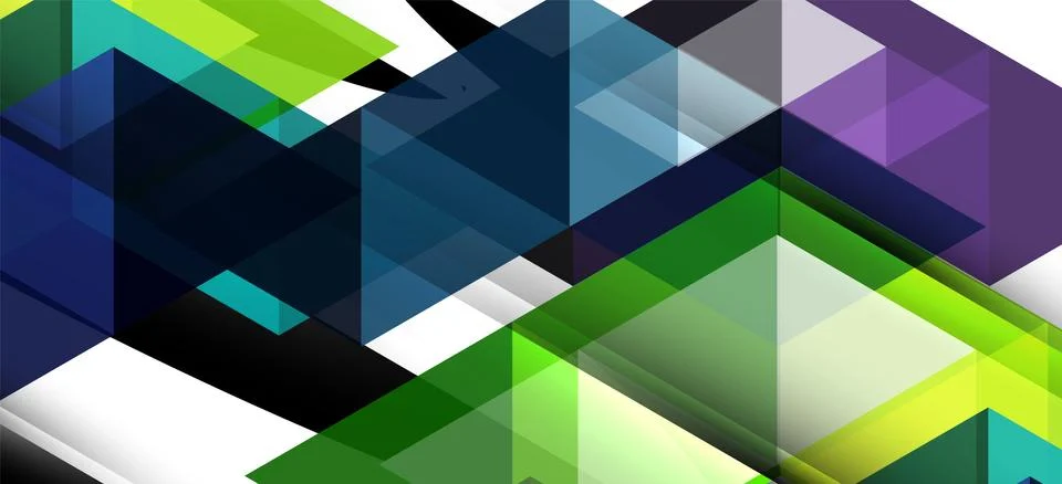 Abstract triangle pattern, colorful backdrop. Presentation template. Modern 스톡 일러스트