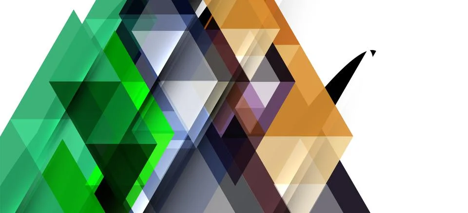 Abstract triangle pattern, colorful backdrop. Presentation template. Modern 스톡 일러스트