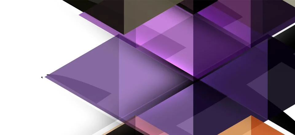 Abstract triangle pattern, colorful backdrop. Presentation template. Modern 스톡 일러스트