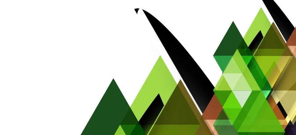 Abstract triangle pattern, colorful backdrop. Presentation template. Modern Stockillustratie