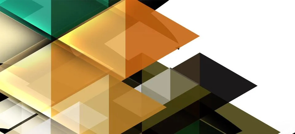 Abstract triangle pattern, colorful backdrop. Presentation template. Modern 스톡 일러스트