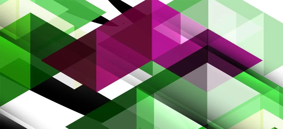 Abstract triangle pattern, colorful backdrop. Presentation template. Modern 스톡 일러스트