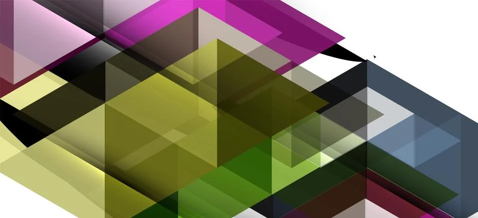 Abstract triangle pattern, colorful backdrop. Presentation template. Modern Stock Illustration