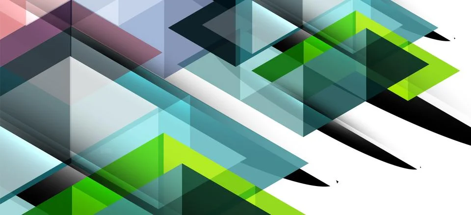 Abstract triangle pattern, colorful backdrop. Presentation template. Modern 스톡 일러스트