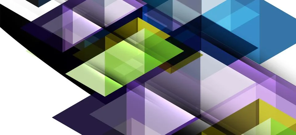 Abstract triangle pattern, colorful backdrop. Presentation template. Modern Stock Illustration