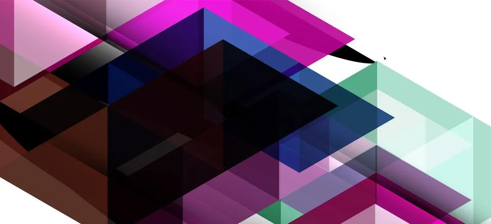 Abstract triangle pattern, colorful backdrop. Presentation template. Modern 스톡 일러스트