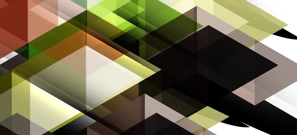 Abstract triangle pattern, colorful backdrop. Presentation template. Modern Illustrazione stock