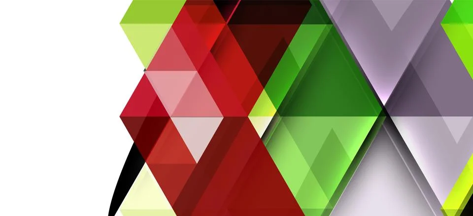 Abstract triangle pattern, colorful backdrop. Presentation template. Modern 스톡 일러스트