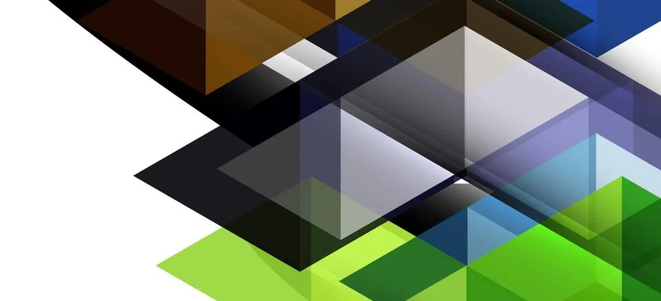 Abstract triangle pattern, colorful backdrop. Presentation template. Modern Illustrazione stock