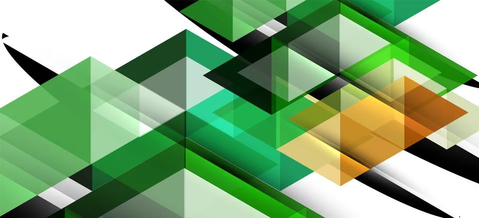 Abstract triangle pattern, colorful backdrop. Presentation template. Modern Stock Illustration