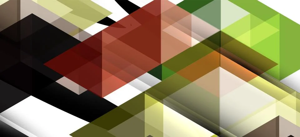 Abstract triangle pattern, colorful backdrop. Presentation template. Modern 스톡 일러스트