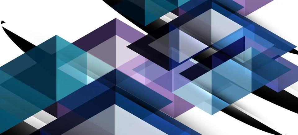 Abstract triangle pattern, colorful backdrop. Presentation template. Modern Illustrazione stock