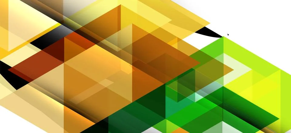Abstract triangle pattern, colorful backdrop. Presentation template. Modern Stock Illustration