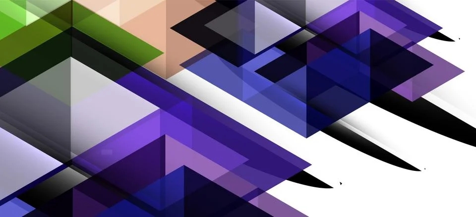 Abstract triangle pattern, colorful backdrop. Presentation template. Modern 스톡 일러스트