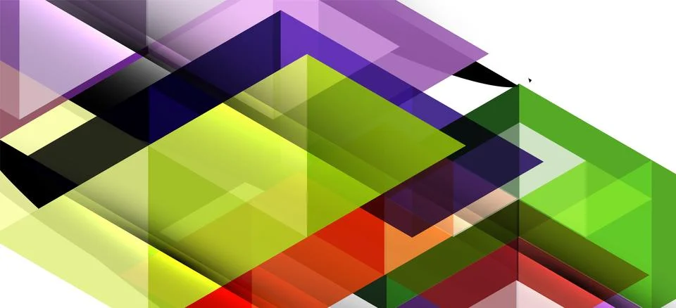 Abstract triangle pattern, colorful backdrop. Presentation template. Modern Stock Illustration