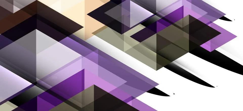 Abstract triangle pattern, colorful backdrop. Presentation template. Modern 스톡 일러스트