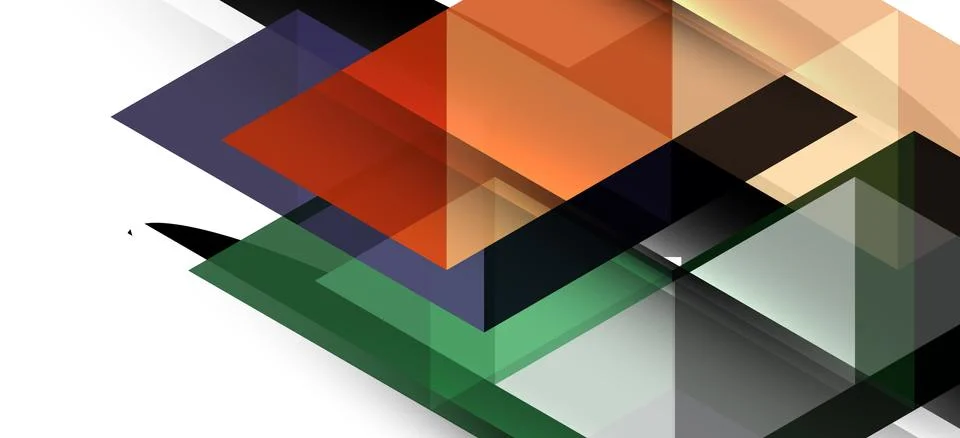 Abstract triangle pattern, colorful backdrop. Presentation template. Modern Stock Illustration