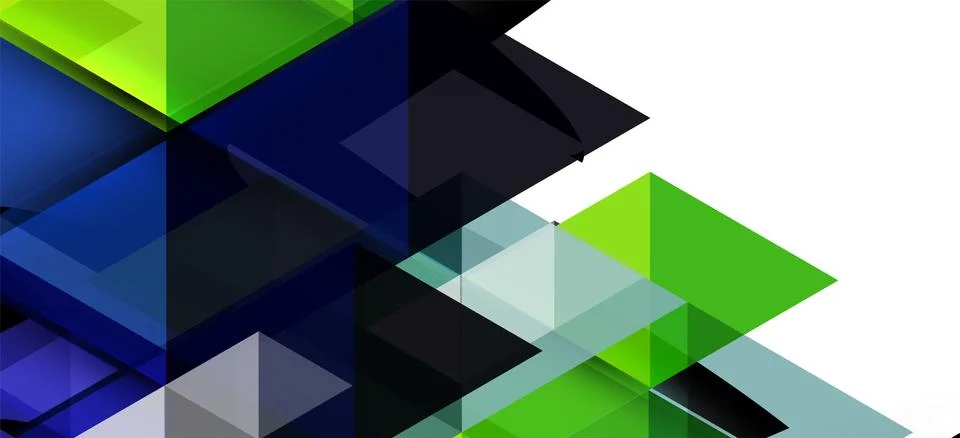 Abstract triangle pattern, colorful backdrop. Presentation template. Modern Illustrazione stock