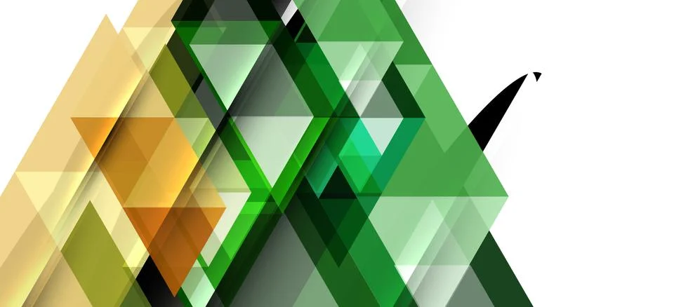 Abstract triangle pattern, colorful backdrop. Presentation template. Modern Illustrazione stock