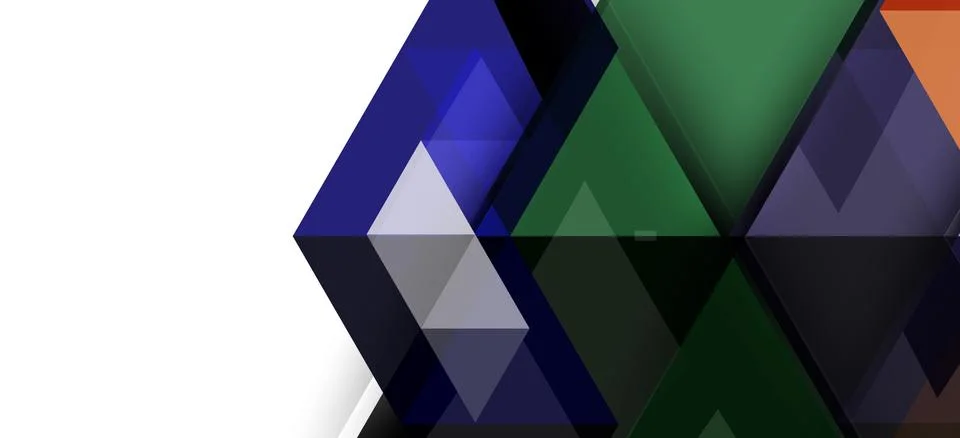 Abstract triangle pattern, colorful backdrop. Presentation template. Modern 스톡 일러스트