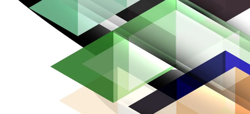 Abstract triangle pattern, colorful backdrop. Presentation template. Modern Stock Illustration