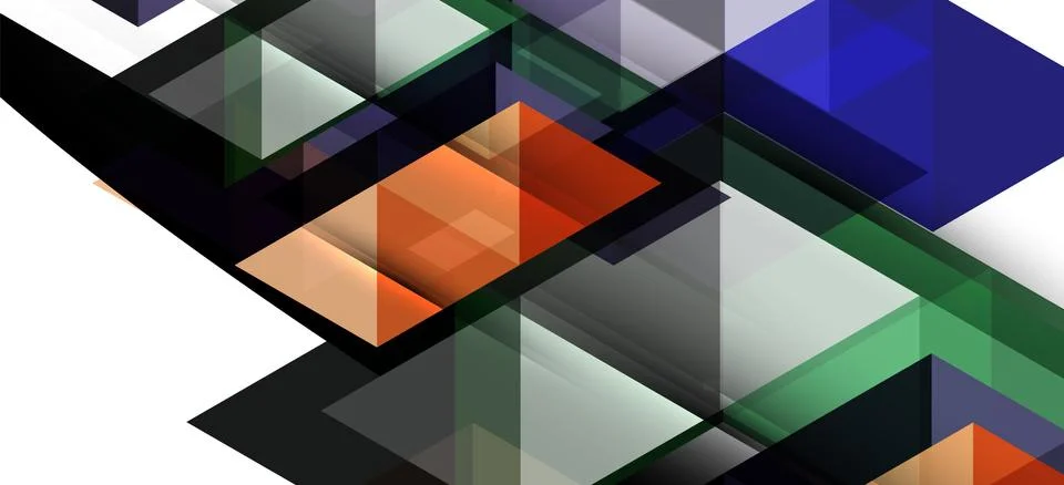 Abstract triangle pattern, colorful backdrop. Presentation template. Modern Stock Illustration