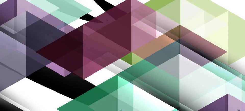 Abstract triangle pattern, colorful backdrop. Presentation template. Modern 스톡 일러스트