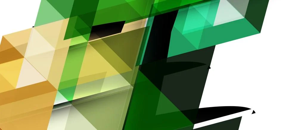 Abstract triangle pattern, colorful backdrop. Presentation template. Modern Stock Illustration