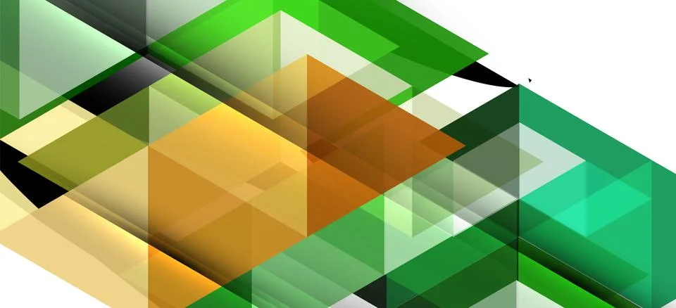 Abstract triangle pattern, colorful backdrop. Presentation template. Modern Stock Illustration