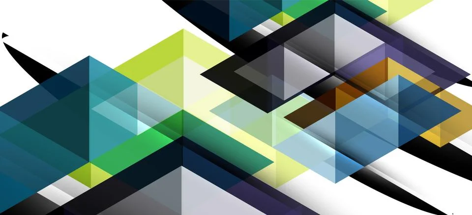 Abstract triangle pattern, colorful backdrop. Presentation template. Modern 스톡 일러스트