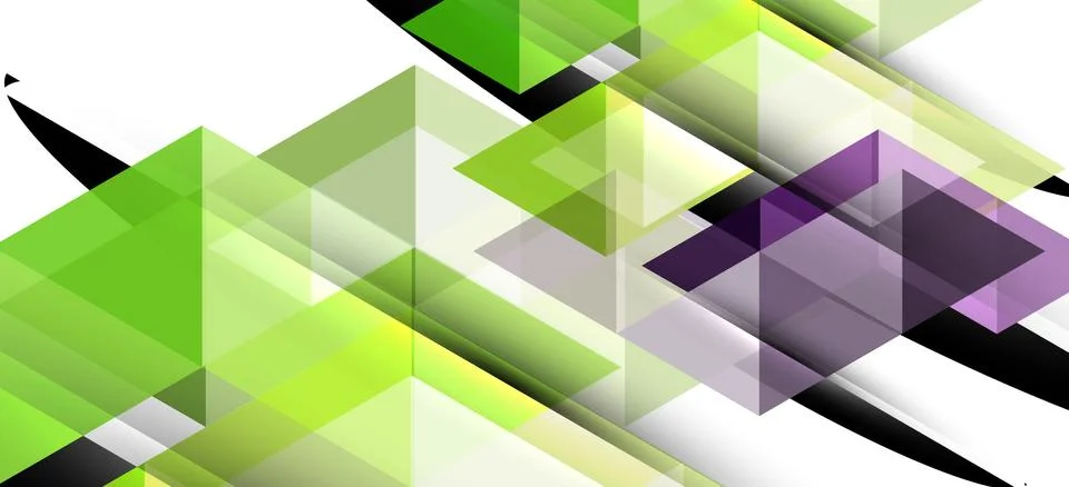 Abstract triangle pattern, colorful backdrop. Presentation template. Modern Stockillustratie