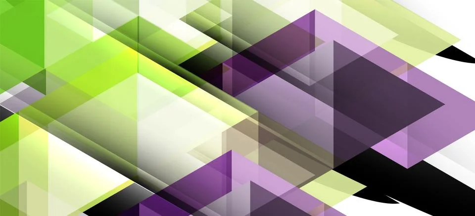 Abstract triangle pattern, colorful backdrop. Presentation template. Modern Stock Illustration