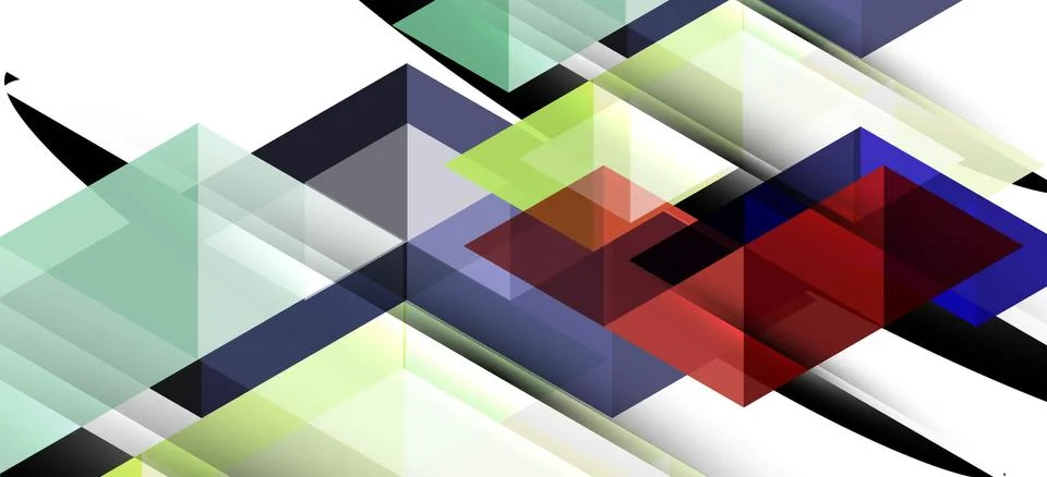 Abstract triangle pattern, colorful backdrop. Presentation template. Modern Stock Illustration